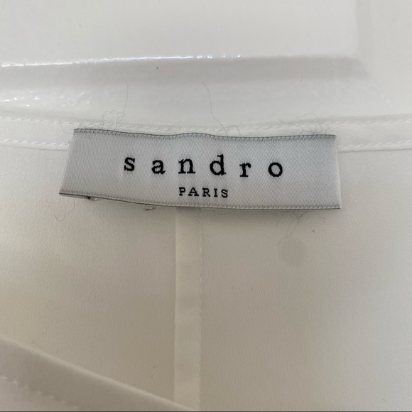 SANDRO White Evening Dress - Picture 7 of 8